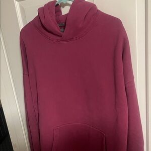 Abercrombie & Fitch Oversized Berry Hoodie